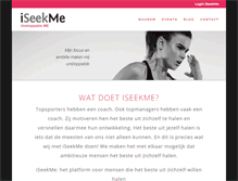 Tablet Screenshot of iseekme.com